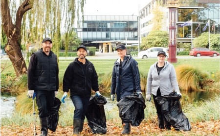 The George staff on the cleaning beat