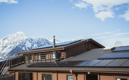 YHA Aoraki Mt Cook's Solar Panels